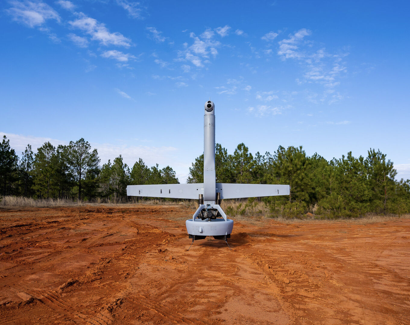 Martin UAV V Bat 80 vv 510 on orange dirt